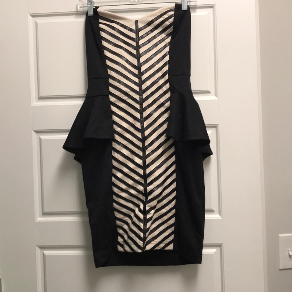 Fitted black dress